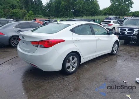 2013 Hyundai Elantra Gls from USA, damaged, VIN 5NPDH4AE4DH434216
